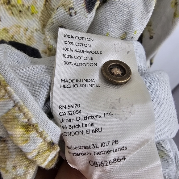 Anthropologie Pilcro Floral Button Down Long Sleeve Top Size M - Picture 5 of 6